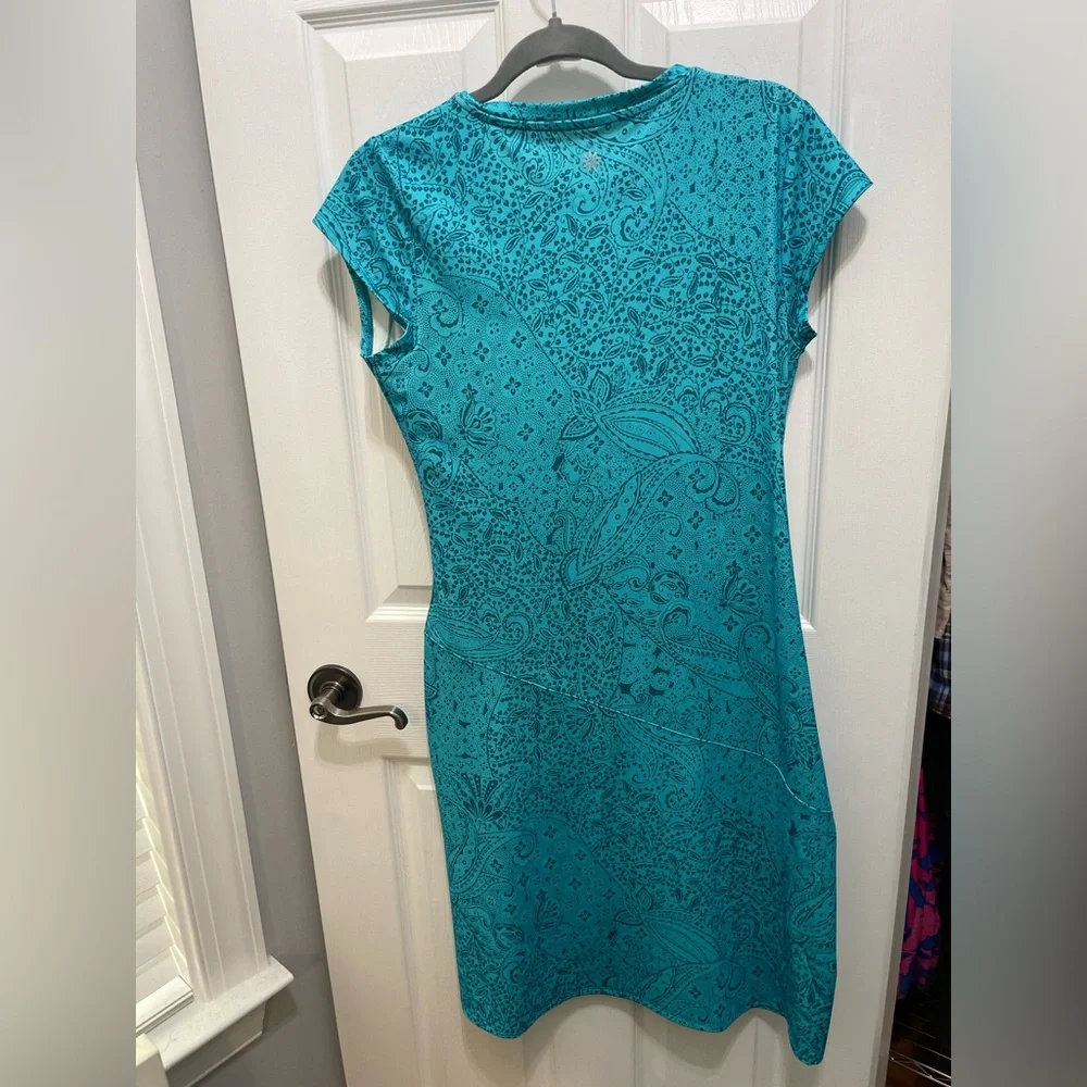 Athleta Asymmetrical Teal Dress - Picture 13 of 13